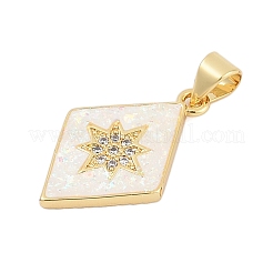 Латунные микро проложить кубического циркония подвески&nbsp;KK-I723-43G