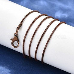 Латунные круглые ожерелья в виде змей X-KK-F763-07R