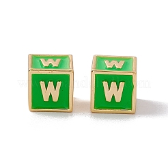 Стойки покрытие латунь эмаль бисер KK-B060-04G-02W