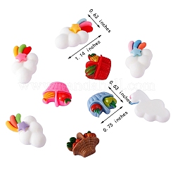 Кабошоны из смолы в стиле 40 шт. RESI-SZ0001-37