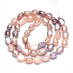 Нити из натурального культивированного пресноводного жемчуга&nbsp;PEAR-N014-05F-02