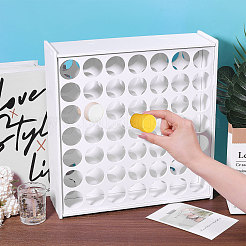 Деревянные подставки для хранения бутылок с пигментом&nbsp;ODIS-WH0043-120