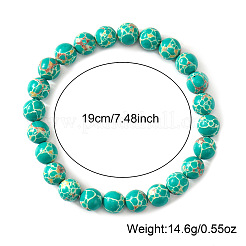 Браслеты из синтетического императорского камня с эффектом потрескивания&nbsp;IQ5974