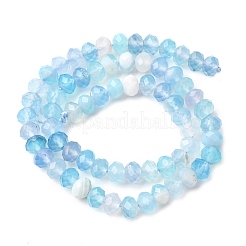 Натуральный полосатый агат / полосатые агатовые бусы G-E605-A02-02F