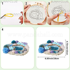 Наборы для вышивки иглами своими руками для начинающих&nbsp;DIY-WH20095-003D