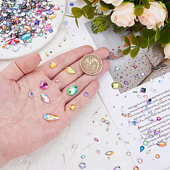 Акриловый кабошоны со стразами DIY-HS0001-63C