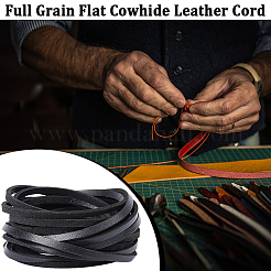 Плоский шнур для украшений из воловьей кожи LC-GF0001-10B-04