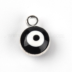 Подвески из эмали и сплава&nbsp;ENAM-WH0055-03B