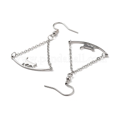 Серьги-подвески из нержавеющей стали 304&nbsp;EJEW-P271-12P