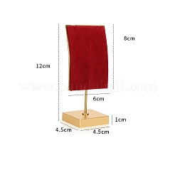 Espositore per collana singola in velluto e metallo&nbsp;PW-WG94442-15