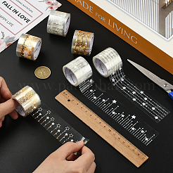 6 шт. 6-х цветные самоклеящиеся наклейки для домашних животных&nbsp;DIY-SP0005-54