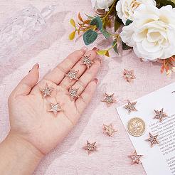 12 шт. брошь-булавка в виде звезды JEWB-FH0001-43