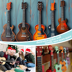 4 sac de crochet mural en fer pour guitare&nbsp;ODIS-GA0001-90