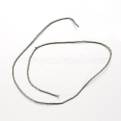 Electroplate non magnetici ematite sintetico fili di perline&nbsp;G-F300-37A-07