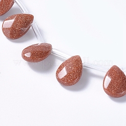 Синтетические голдстоуновские бисер пряди&nbsp;G-G822-03B