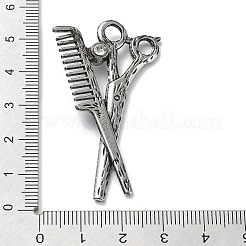 Сплав в тибетском стиле с подвесками из стразов FIND-Z013-01AS