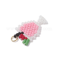 Стеклянные подвески из бисера&nbsp;PALLOY-MZ00913-05