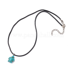 Ожерелья с подвесками из синтетического хаулита из морской черепахи NJEW-JN05085