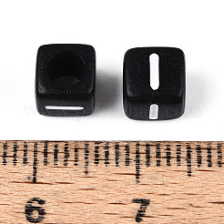 Начальные акриловые бусины с горизонтальной дырочкой OACR-ZX006-35I