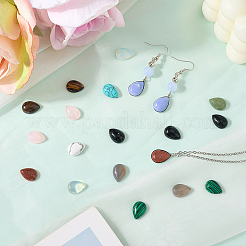 36 шт. 12 стиля кабошонов из натуральных и синтетических смешанных драгоценных камней&nbsp;G-SP0001-41