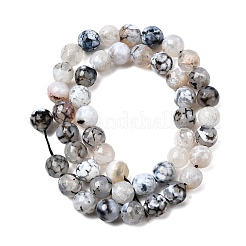 Природные Агат бисера нити G-AR0001-42