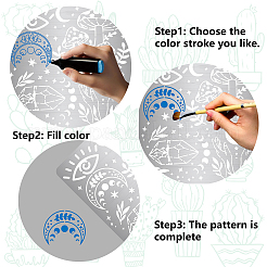 Трафареты для штампов из нержавеющей стали DIY-WH0238-049