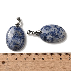 Натуральные синие пятна яшмы подвески&nbsp;G-Z055-03P-18