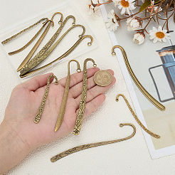 12 шт. 6 закладки в тибетском стиле FIND-ME0002-20