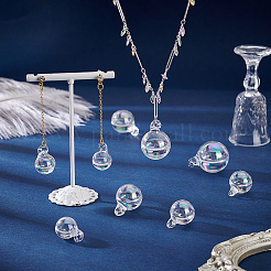 20 шт. 5 стиля подвески-бутылки из боросиликатного стекла&nbsp;GLAA-GA0002-34