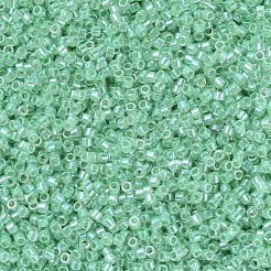 MIYUKIデリカビーズ  シリンダー  日本製シードビーズ  11/0  （db1483)透明ミント光沢  1.3x1.6mm  穴：0.8mm  約2000PCS /ボトル  10 G /ボトル&nbsp;SEED-JP0008-DB1483