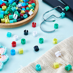 Пластиковые маркеры для одежды цветные бирки KY-CP0001-24B