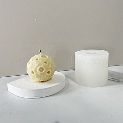 Moldes de silicona para hacer velas diy, moldes de resina, luna, blanco, 5.5x5.2 cm