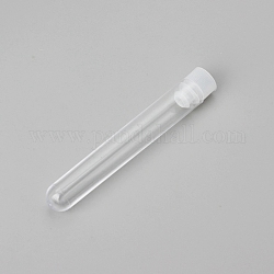 Botellas selladas transparentes, para guardar agujas, recipiente de plástico para guardar agujas, herramienta de costura, blanco, 100x15mm