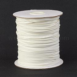 Umweltfreundliche koreanische gewachste Polyesterschnur, weiß, 2 mm, etwa 90 yards / Rolle (80 m / Rolle)