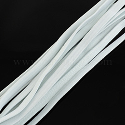 Cuerda elástica, con el exterior de la fibra y el caucho en el interior, blanco, 5mm, alrededor de 109.36 yarda (100 m) / paquete