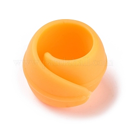 Abrazaderas de carrete de hilo de silicona, Para coser herramientas, naranja, 27x20mm