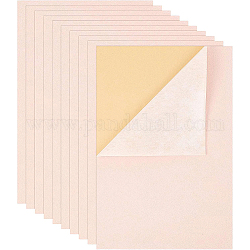 Schmuck Beflockungstuch, Polyester, selbstklebendes Gewebe, Rechteck, rosa, 29.5x20x0.07 cm, 20 Stück / Set
