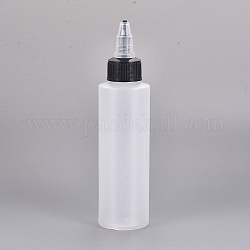 60 ml Flaschen Kunststoff-Kleber, Transparent, 11.4 cm, Flasche (ohne Kappe): 8.6x3.6 cm, Kapazität: 60 ml