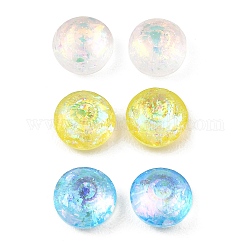 Cabochons en résine imitation opale, cône à facettes, couleur mixte, 6x3.5mm