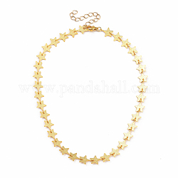 Ожерелья-цепочки со звездами, с 304 застежками когтей омара из нержавеющей стали, золотые, 12.79 дюйм (32.5 см)