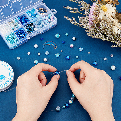 155pcs DIY Jewelry Making Kits Epoxy Resin Pendants Earrings Kits
