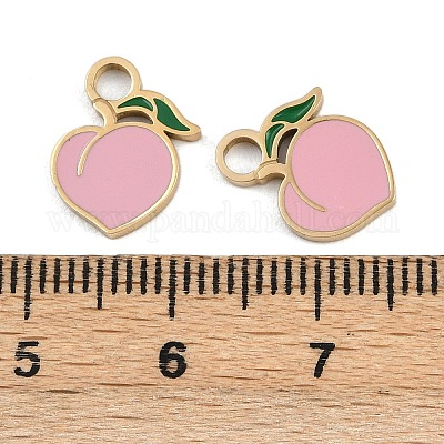 Подвески из нержавеющей стали 304 с фруктами STAS-A120-29A-G-1