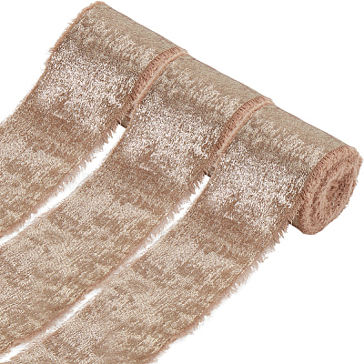 Односторонняя полиэфирная потертая лента горячего тиснения длиной 4.5 м. OCOR-WH20003-08B-1