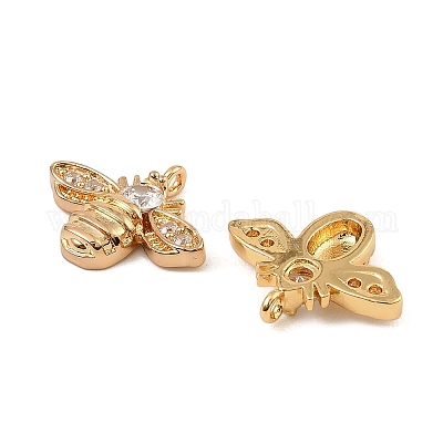 Латунные микро проложить кубического циркония подвески KK-K374-18G-1