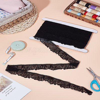 15 ярд полиэстеровых кружевных лент OCOR-LP0001-14B-1