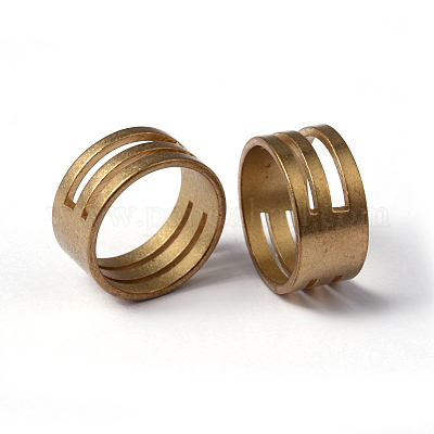 Brass Rings Assistant Tool for Buckling Open and Close Jump Rings Nickel Free Raw Unplated about 17mm inner diameter
