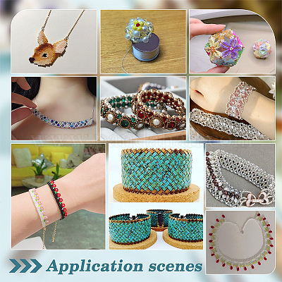 2 рулон ниток для бисероплетения из полиэстера со специальным покрытием OCOR-NB0002-06F-1