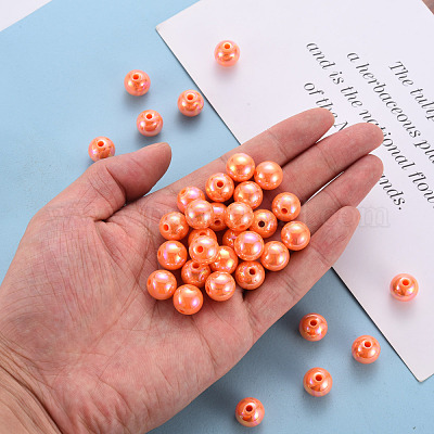 Непрозрачные акриловые бусины MACR-S370-D12mm-19-1