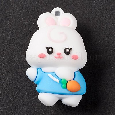 Непрозрачные пластиковые подвески из ПВХ KY-G017-E01-1