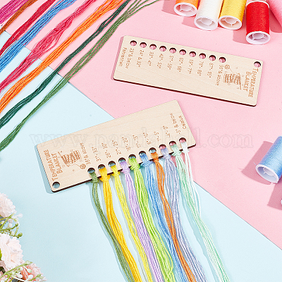 Цветовая диаграмма многоразового использования одеяла температуры древесины AJEW-WH0007-09-1